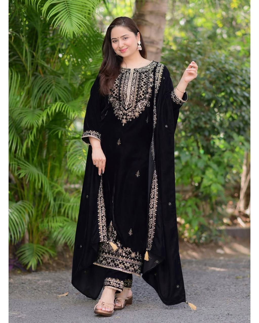 Party Wear Look Top-Dupatta and Fully Stiched Bottom