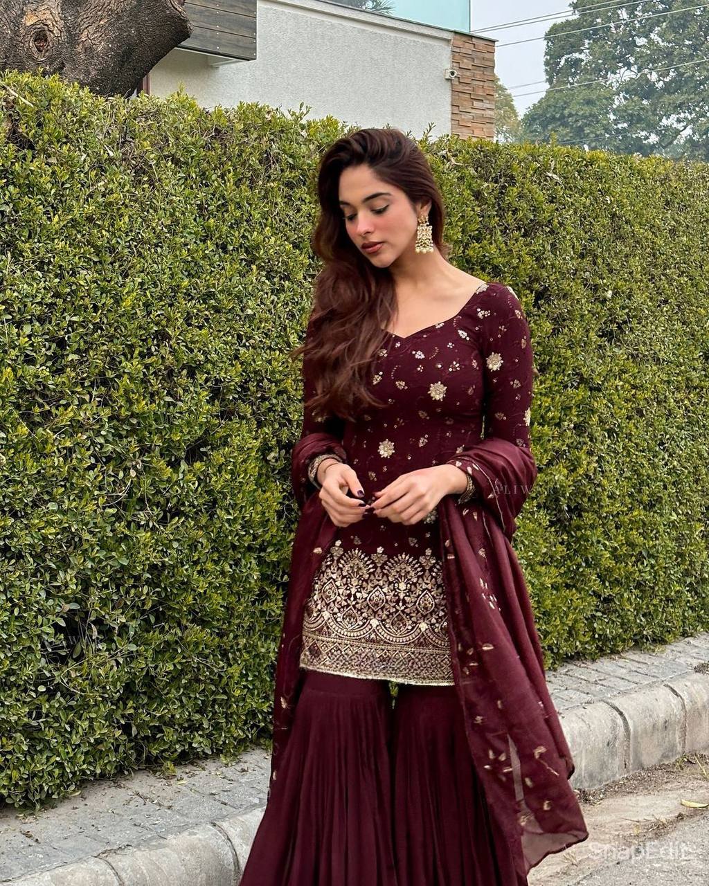 💥*Launching New Designer Party Wear Look Top , Sharara Plazzo  and Dupatta*👌❤️