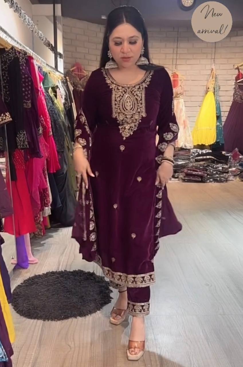 Party Wear Look Top-Dupatta and Fully Stiched Bottom