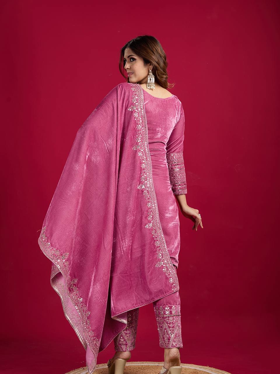 New Designer Party Wear Look Top-Dupatta and Fully Stiched Bottom