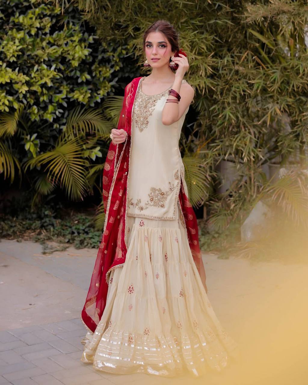 Elegance in Every Twirl Ethnic Charm