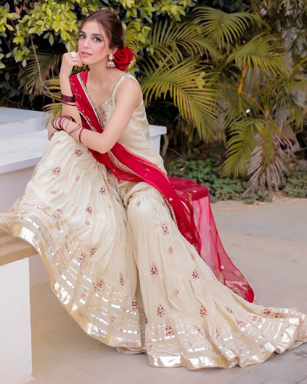 Elegance in Every Twirl Ethnic Charm
