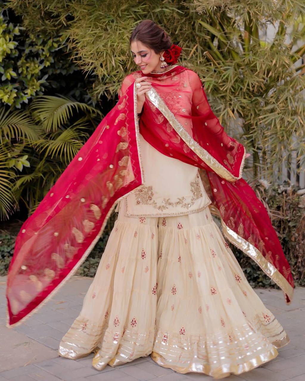 Elegance in Every Twirl Ethnic Charm