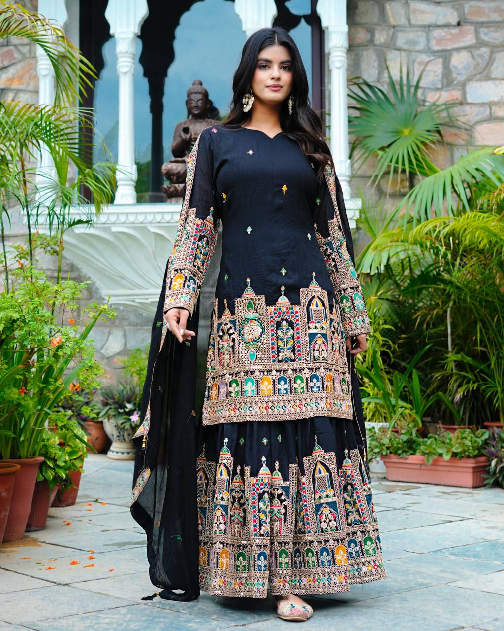 Timeless Tradition Embroidered Ethnic Wear