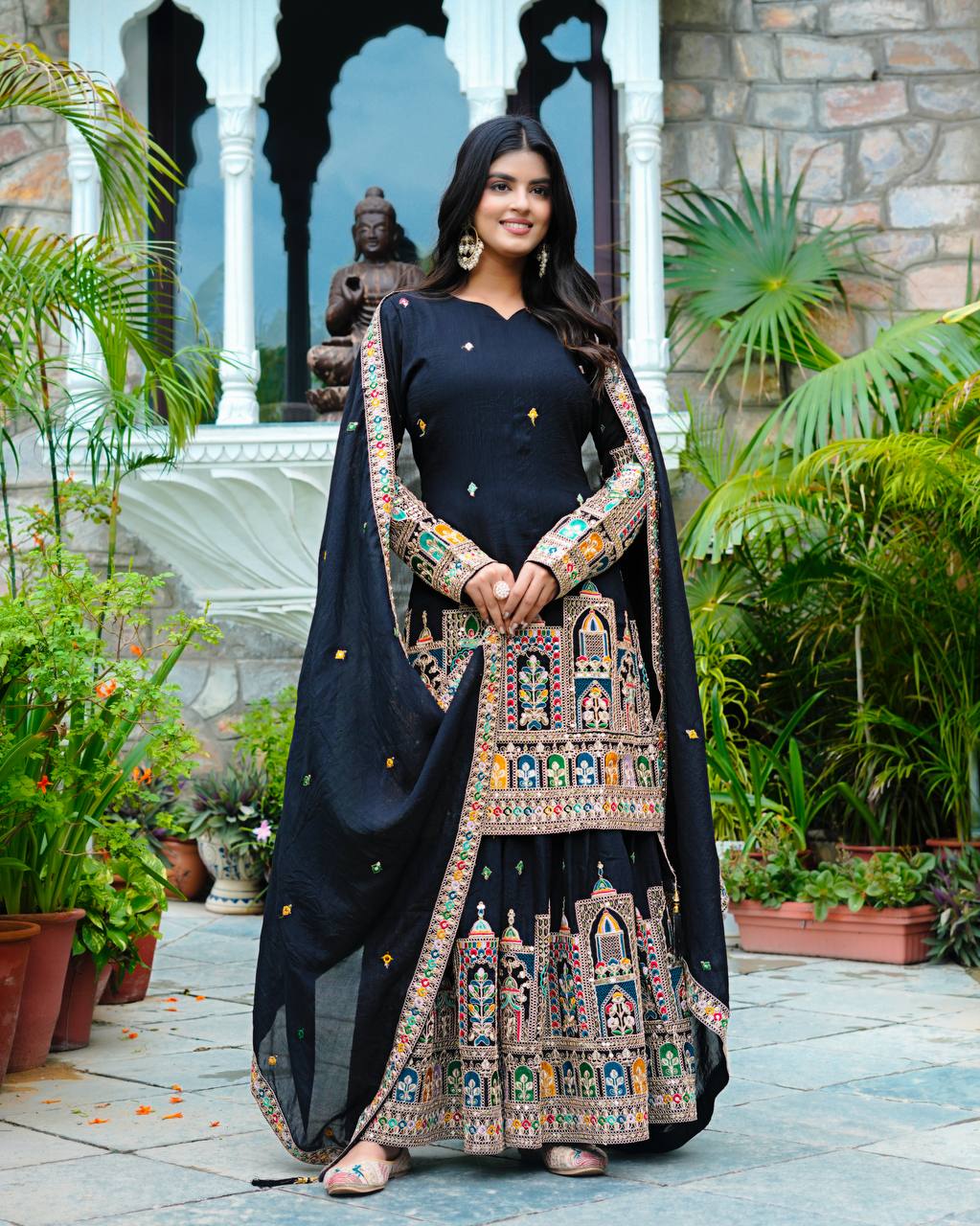 Timeless Tradition Embroidered Ethnic Wear