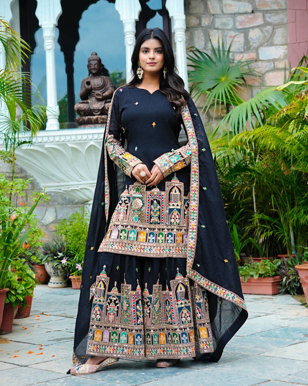 Timeless Tradition Embroidered Ethnic Wear