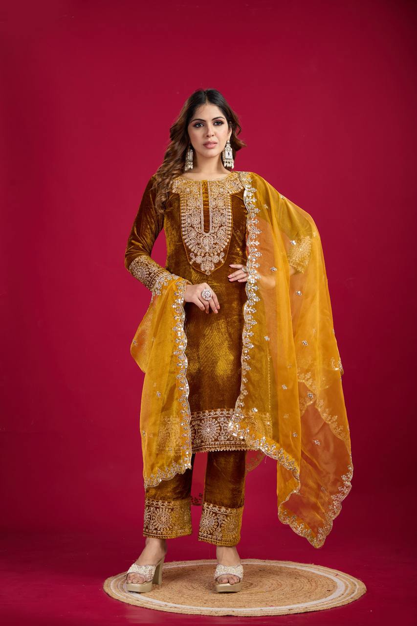 Launching New Designer Party Wear Look Top-Dupatta and Fully Stiched Bottom