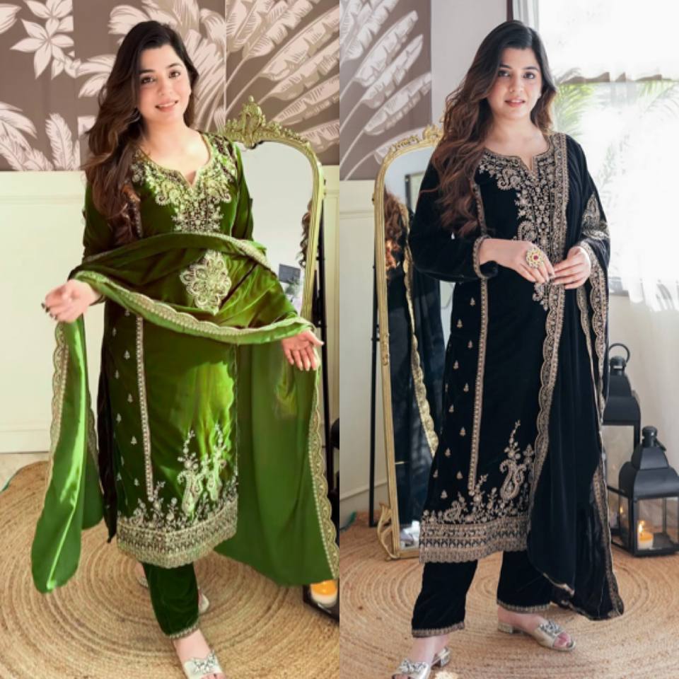 Launching New Designer Party Wear Look Top-Dupatta and Fully Stiched Bottom