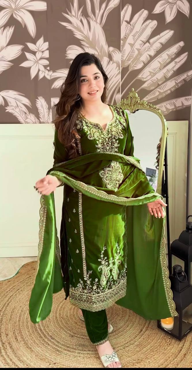 Launching New Designer Party Wear Look Top-Dupatta and Fully Stiched Bottom