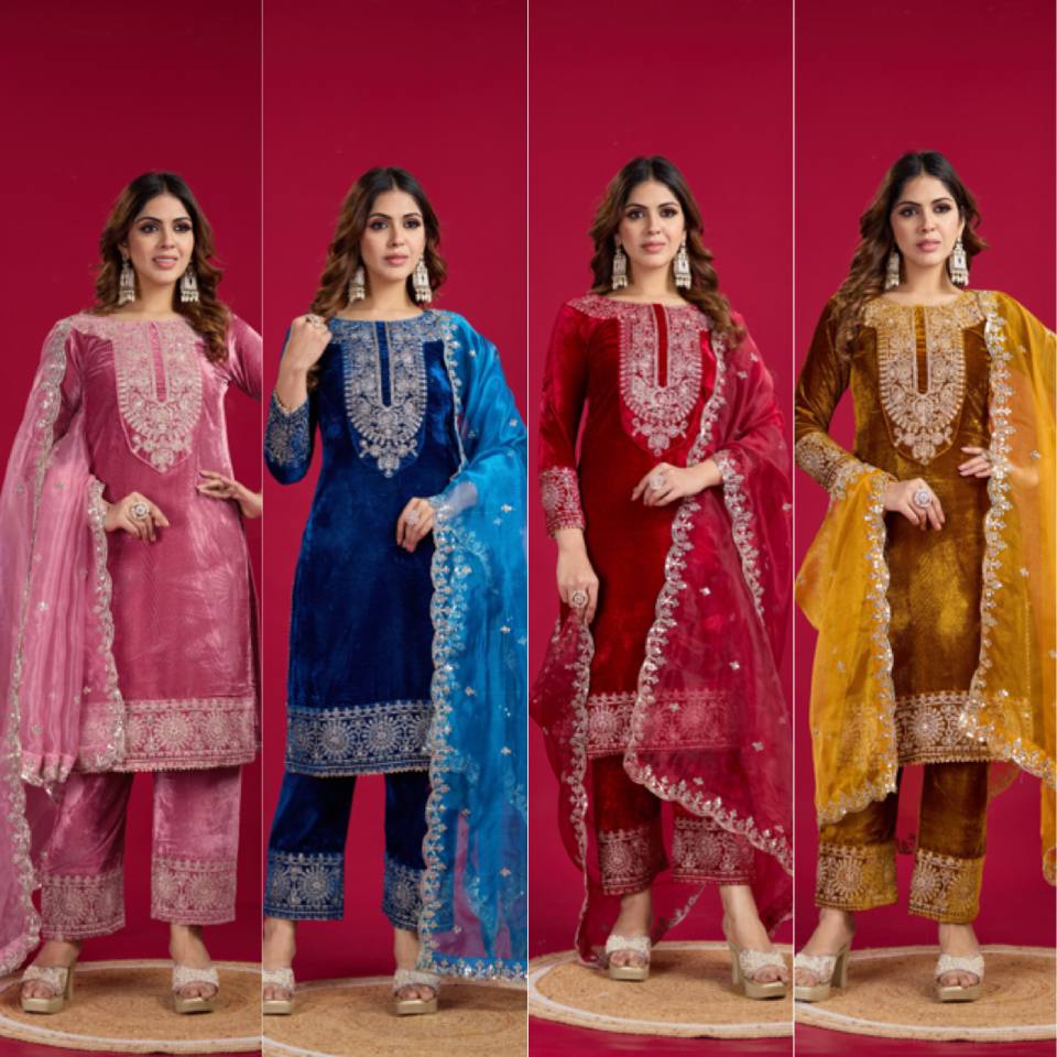 Launching New Designer Party Wear Look Top-Dupatta and Fully Stiched Bottom