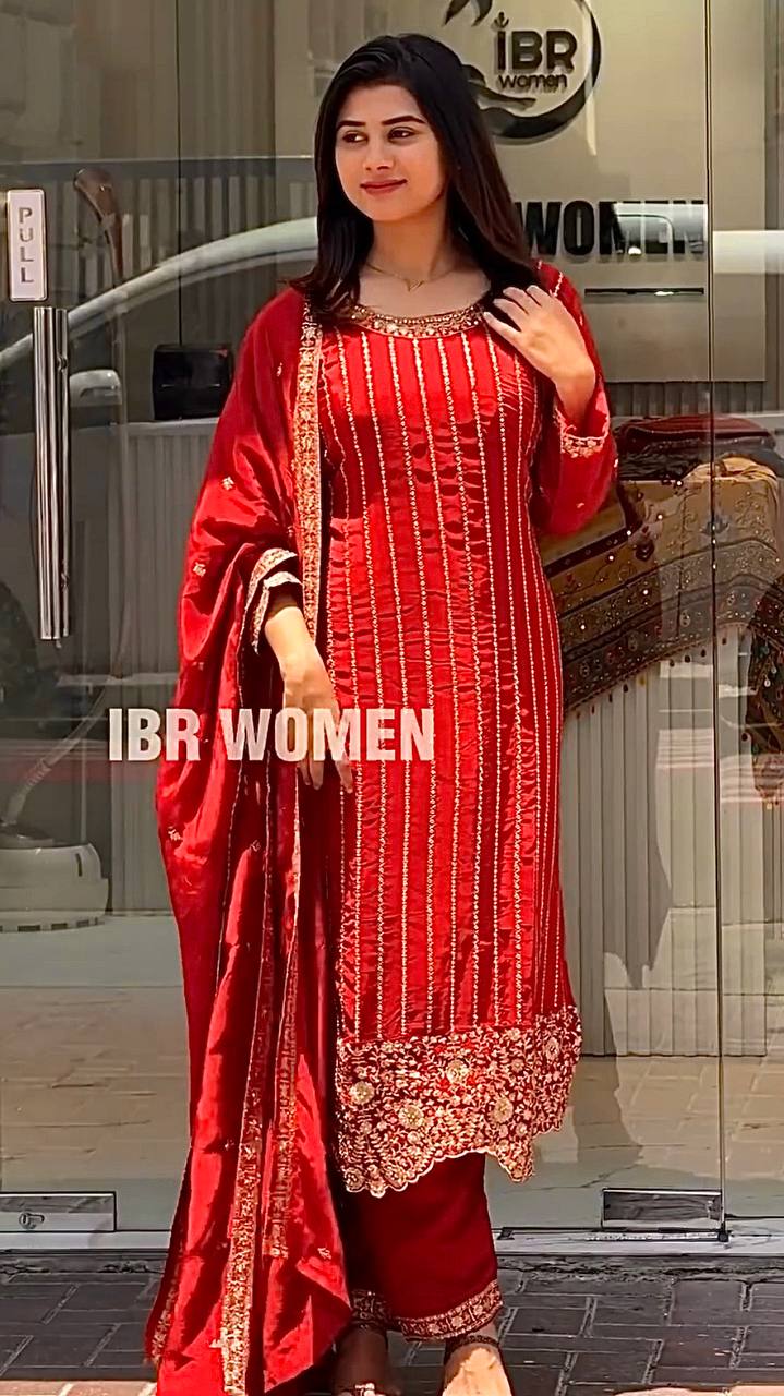 Timeless Tradition in Stunning Red