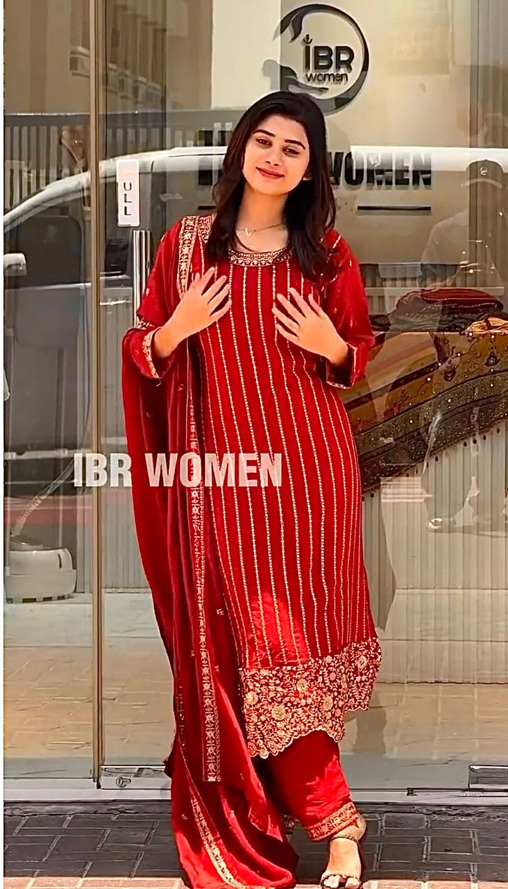 Timeless Tradition in Stunning Red