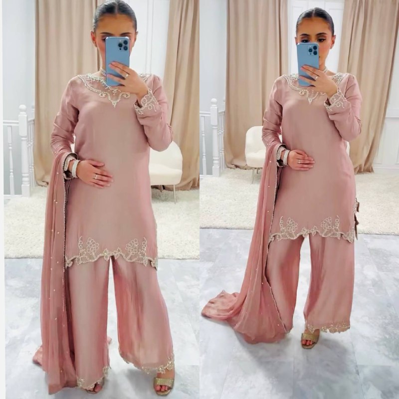 Graceful Elegance in Soft Pink Shades