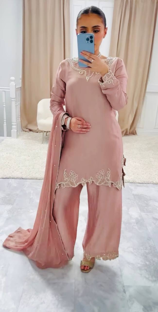 Graceful Elegance in Soft Pink Shades