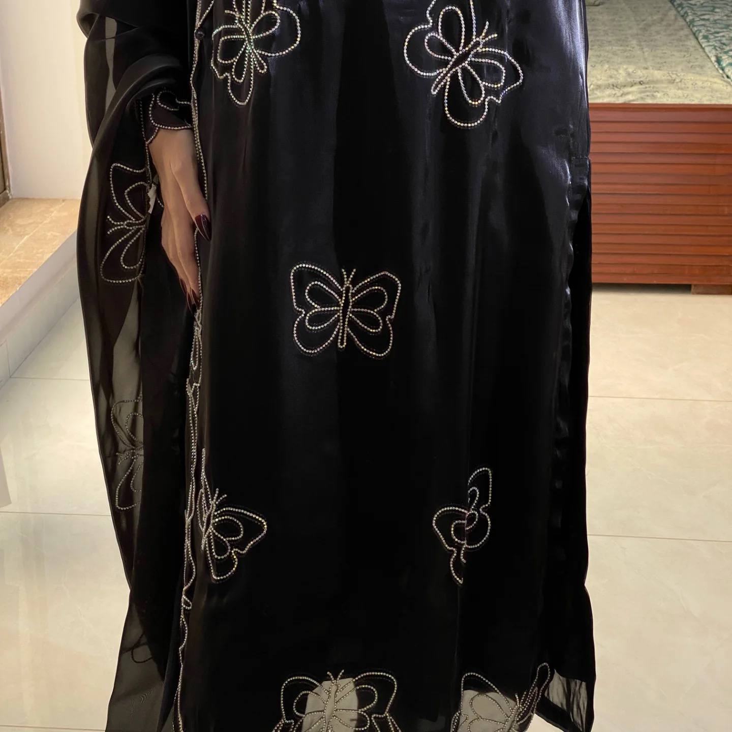 Stylish Butterfly Print Cover-Up Dress