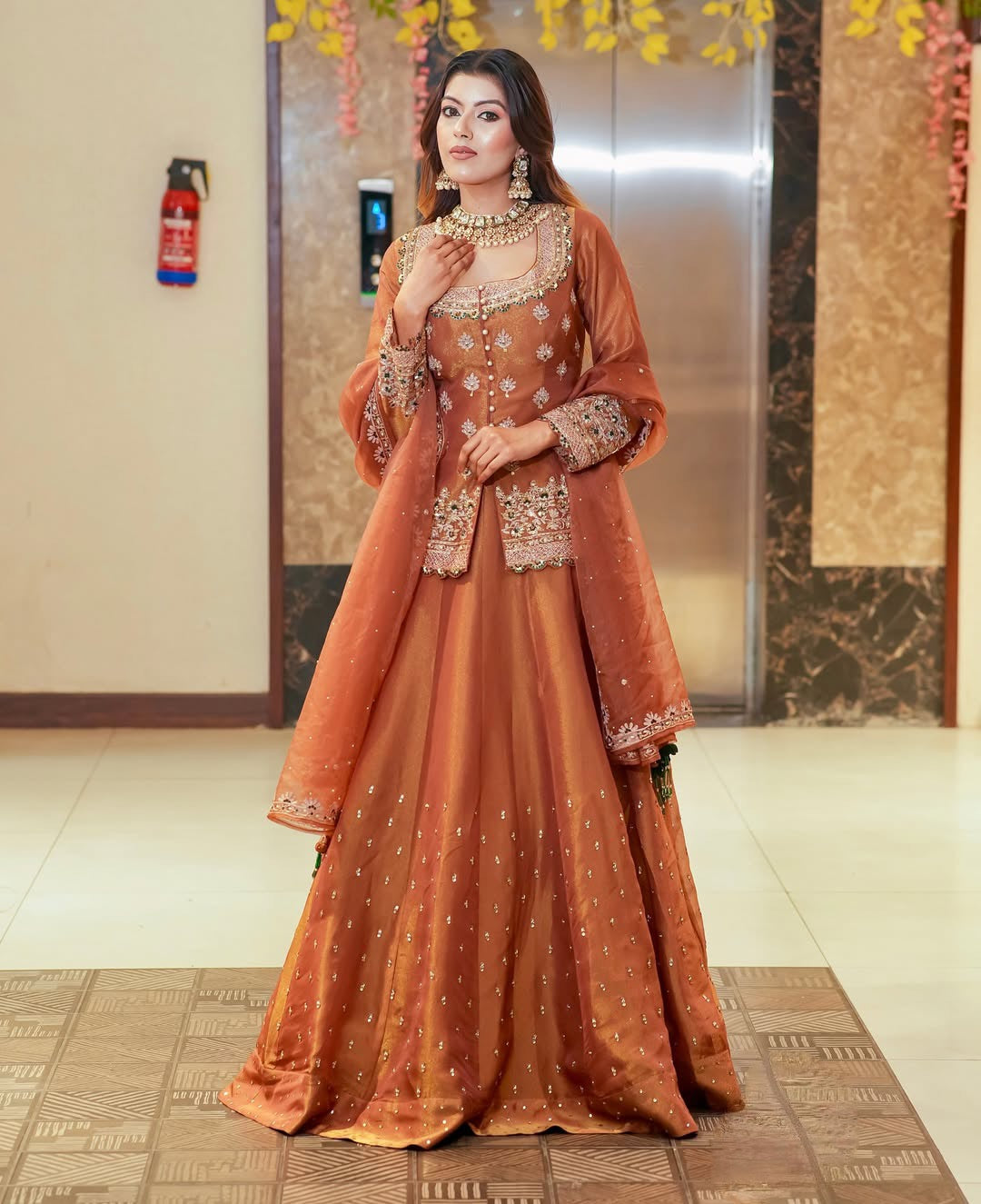 Royal Festive Lehenga Choli Pair with Handcrafted Detailing
