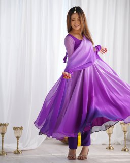 Exquisite Anarkali Collection Four Vibrant Elegance Suits