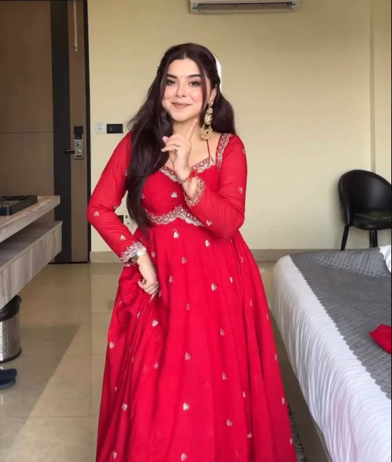 Radiant Elegance in Bold Red